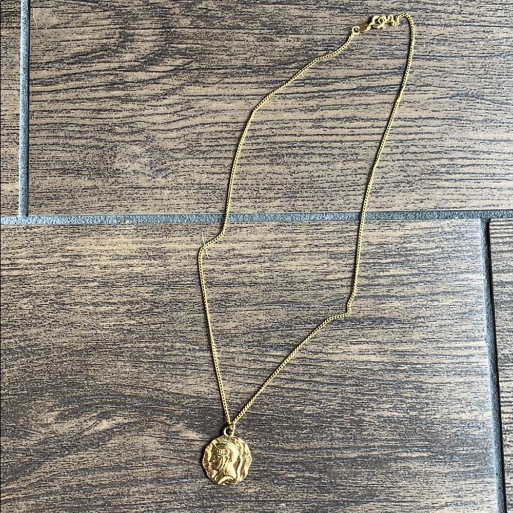 Joolz by Martha calvo gold medallion necklace